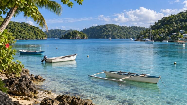 Neiafu in solitaria: baie, isole e navigazione a Tonga