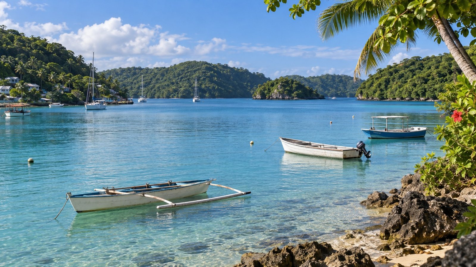 Baia tropicale di Neiafu, Vava’u, Tonga