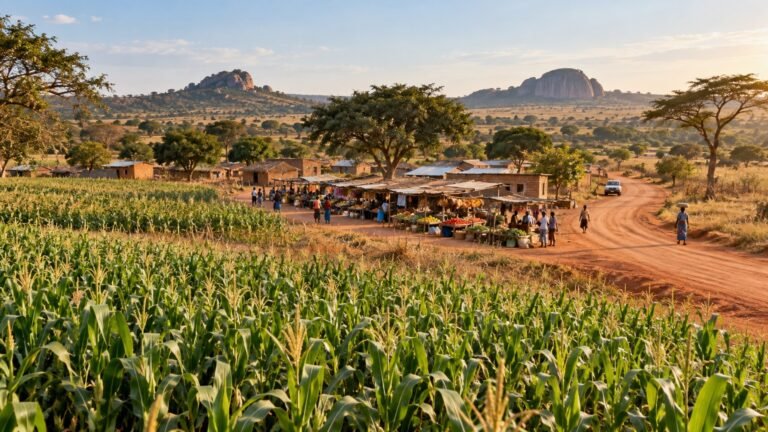 Nkayi in solitaria: campagne, savana e Zimbabwe centrale