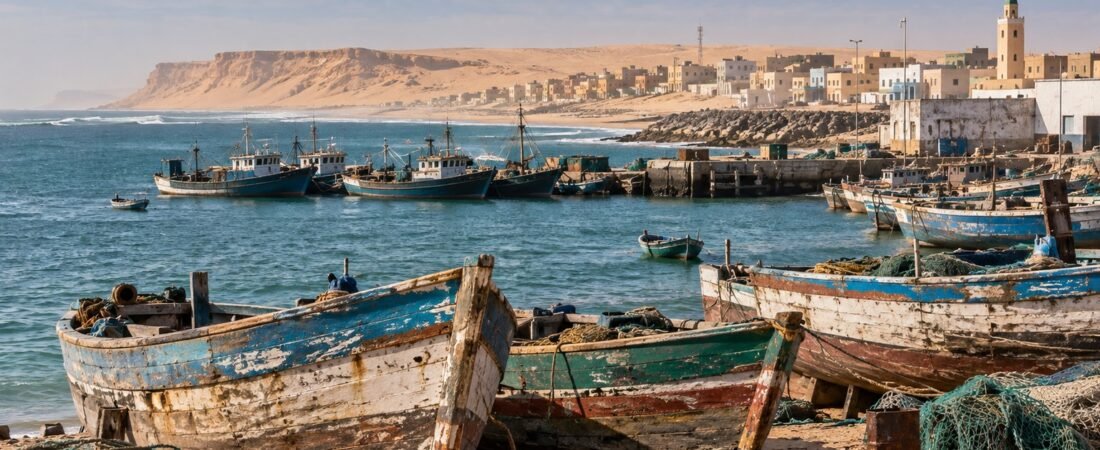 Nouadhibou in solitaria: oceano, porto e deserto della Mauritania