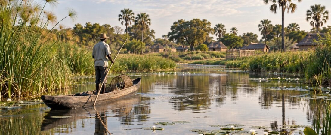Nxamasere in solitaria: fiumi, paludi e natura del Botswana