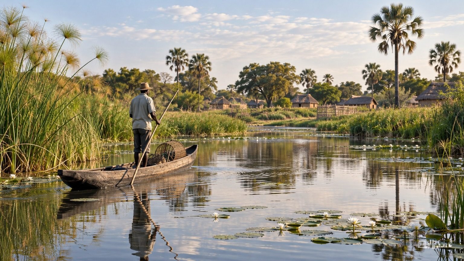 Nxamasere in solitaria: fiumi, paludi e natura del Botswana