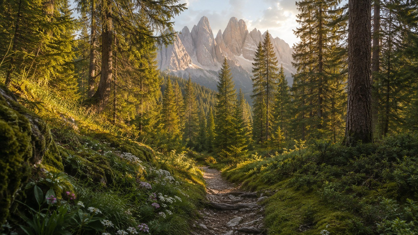 Laghi di Fusine e montagne presso Tarvisio