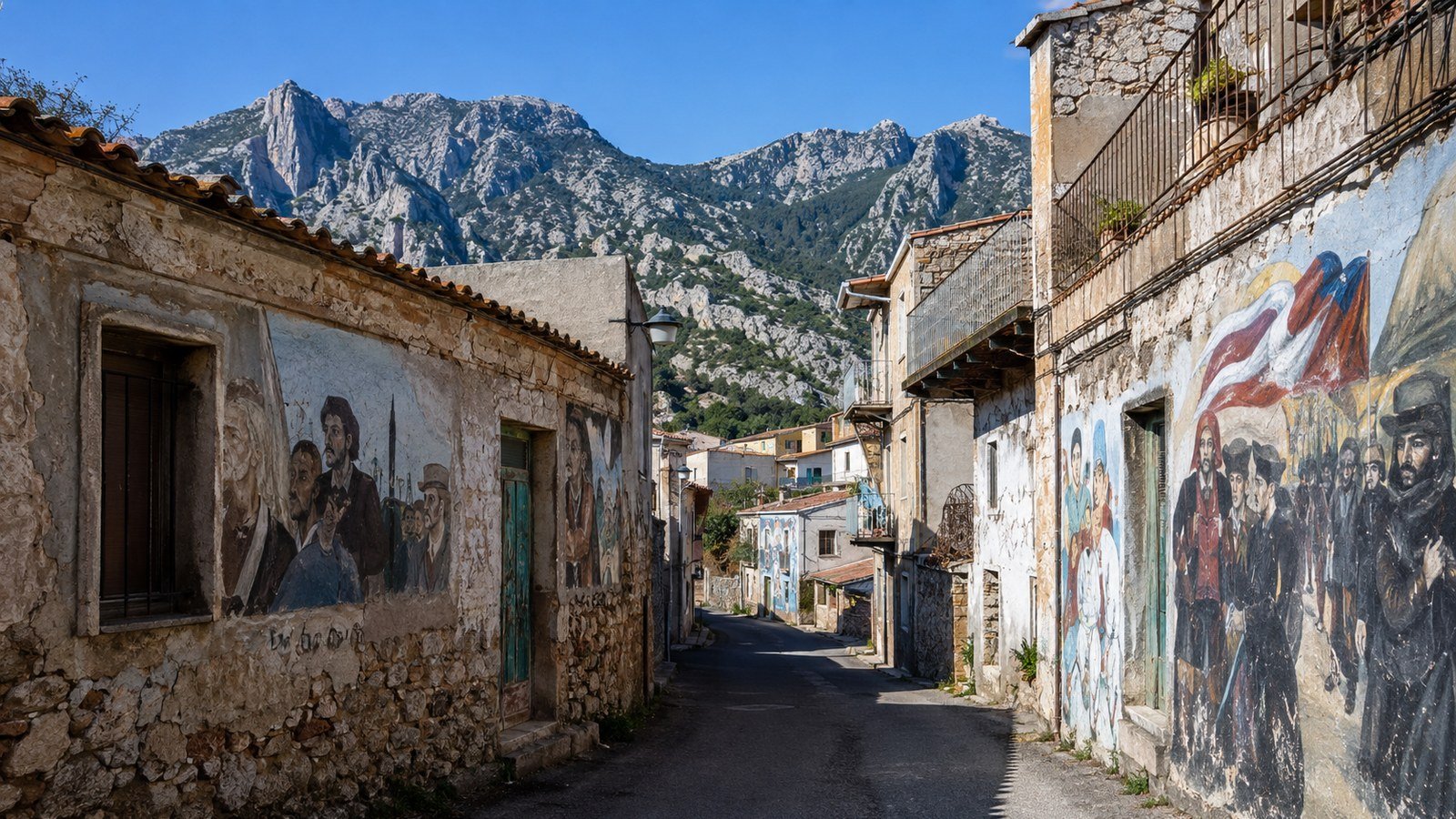 Orgosolo in solitaria: murales, Supramonte e montagne della Barbagia