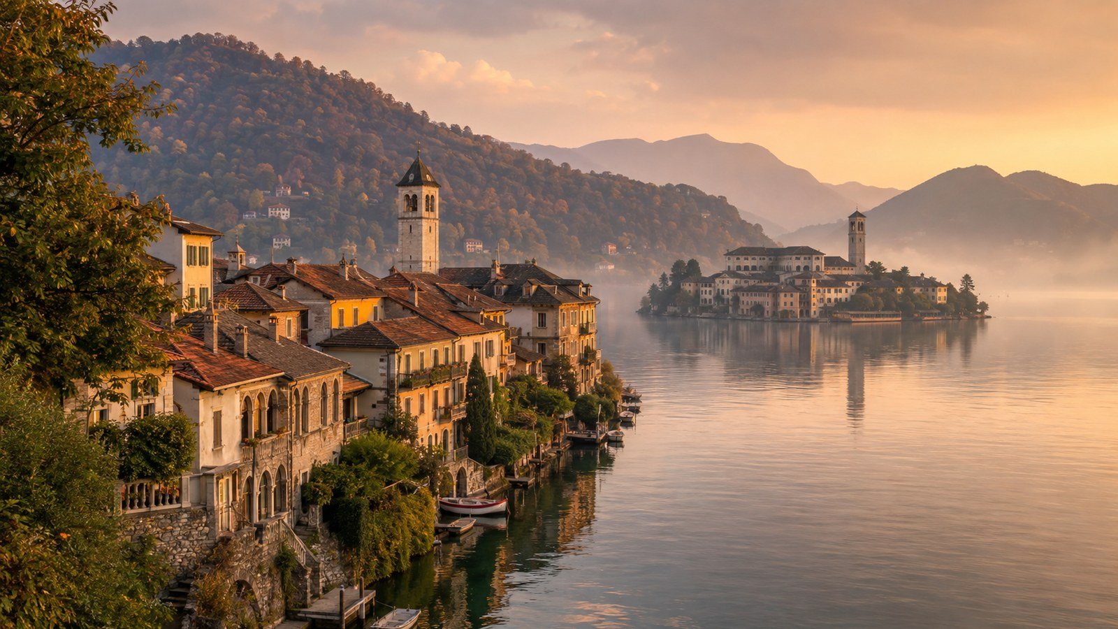 Orta San Giulio in solitaria: lago, isola e Sacro Monte UNESCO