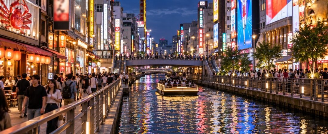 Osaka in solitaria: quartieri, sapori e notti del Kansai
