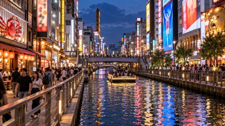 Osaka in solitaria: quartieri, sapori e notti del Kansai