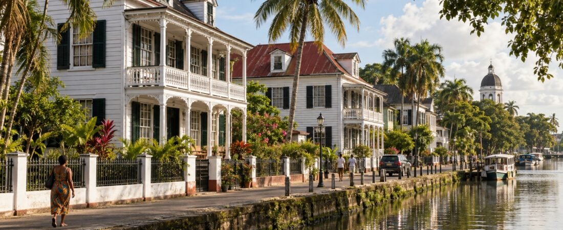 Paramaribo in solitaria: legno, canali e culture del Suriname