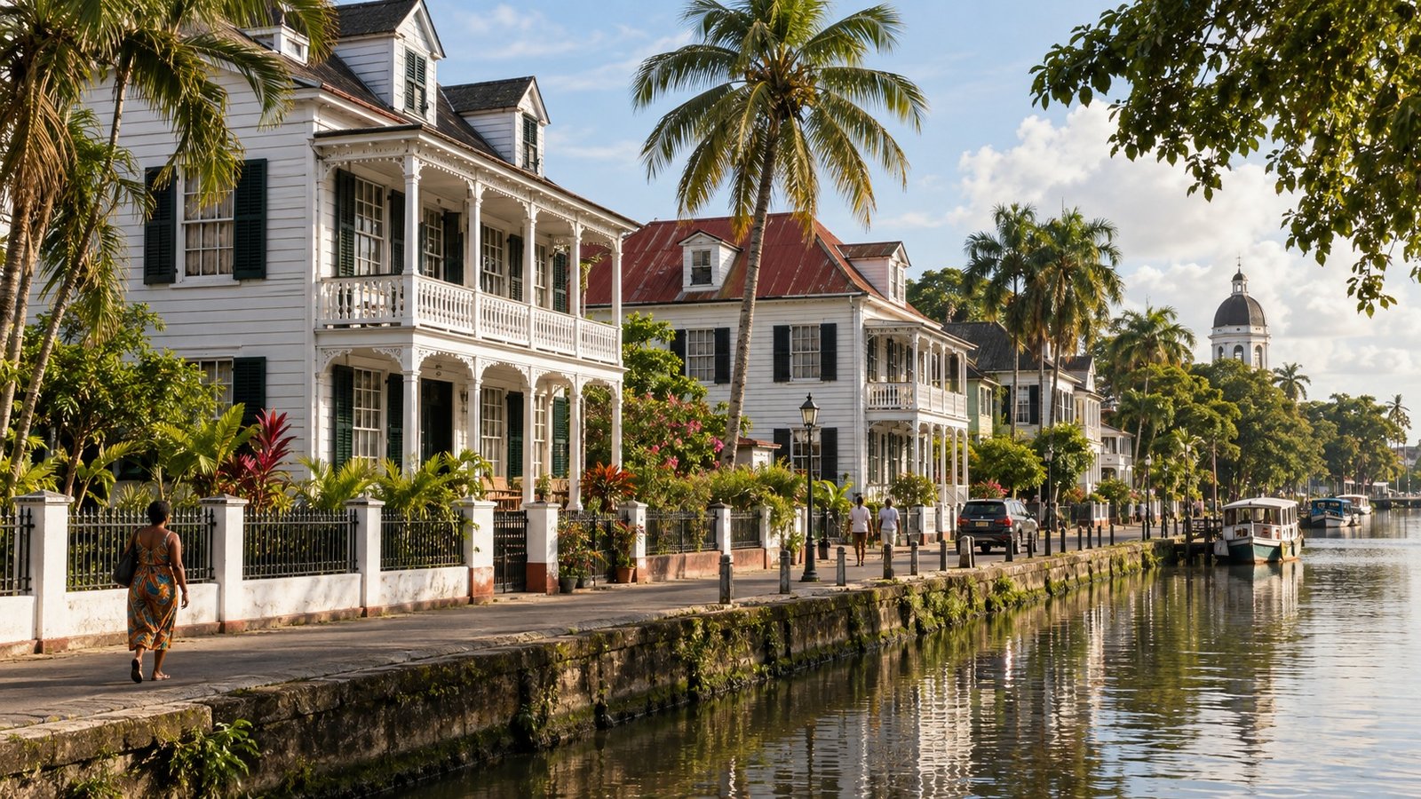 Paramaribo in solitaria: legno, canali e culture del Suriname