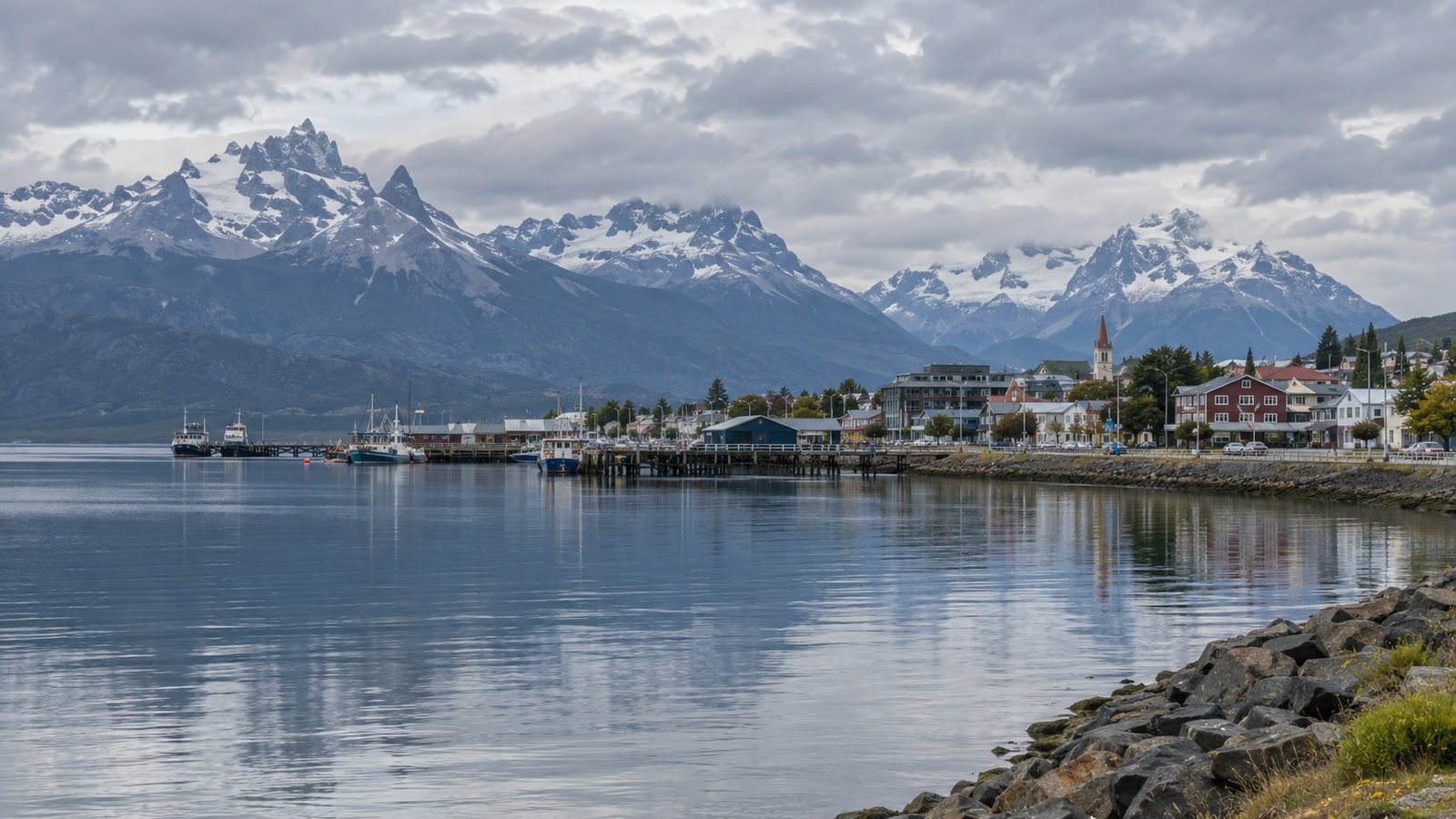 Paesaggio di Puerto Natales, Cile