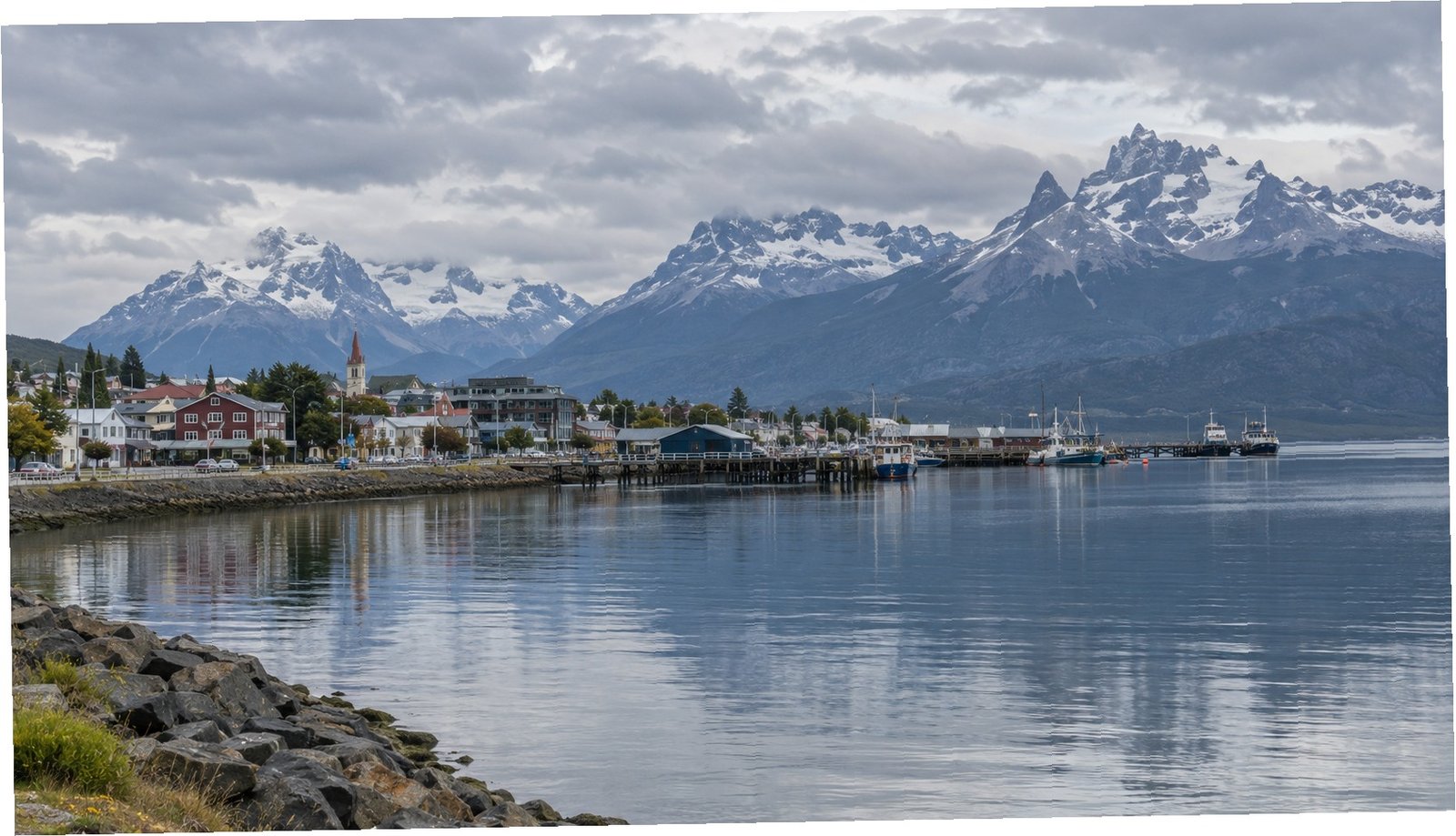 Paesaggio di Puerto Natales, Cile