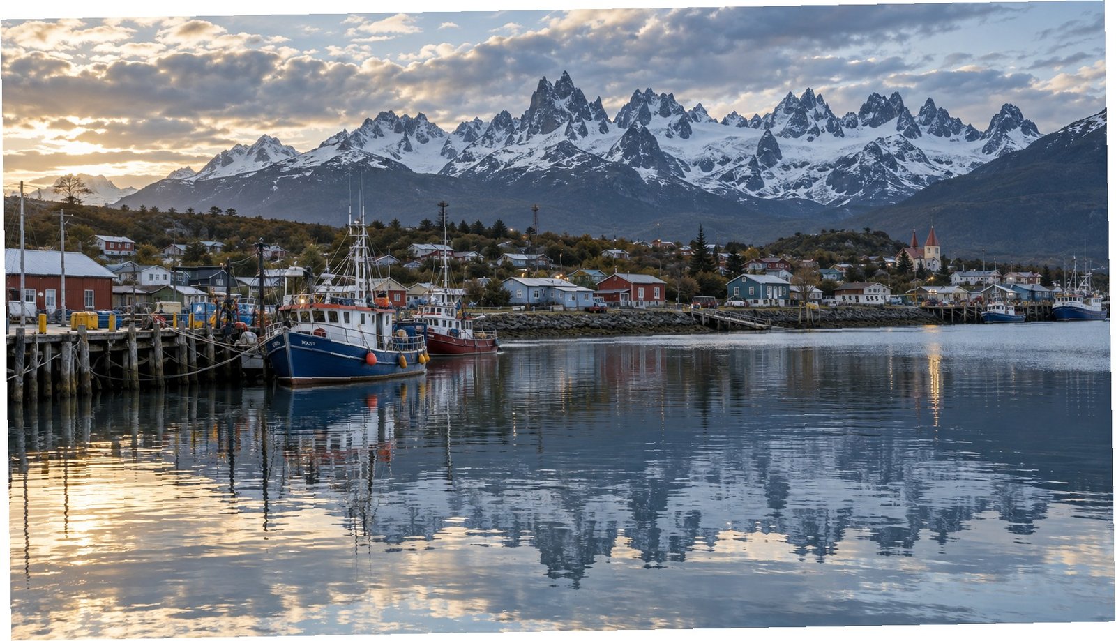 Paesaggio di Puerto Williams, Cile