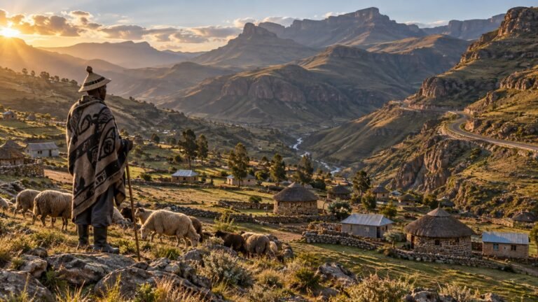 Qacha’s Nek in solitaria: montagne, passi e sud-est del Lesotho