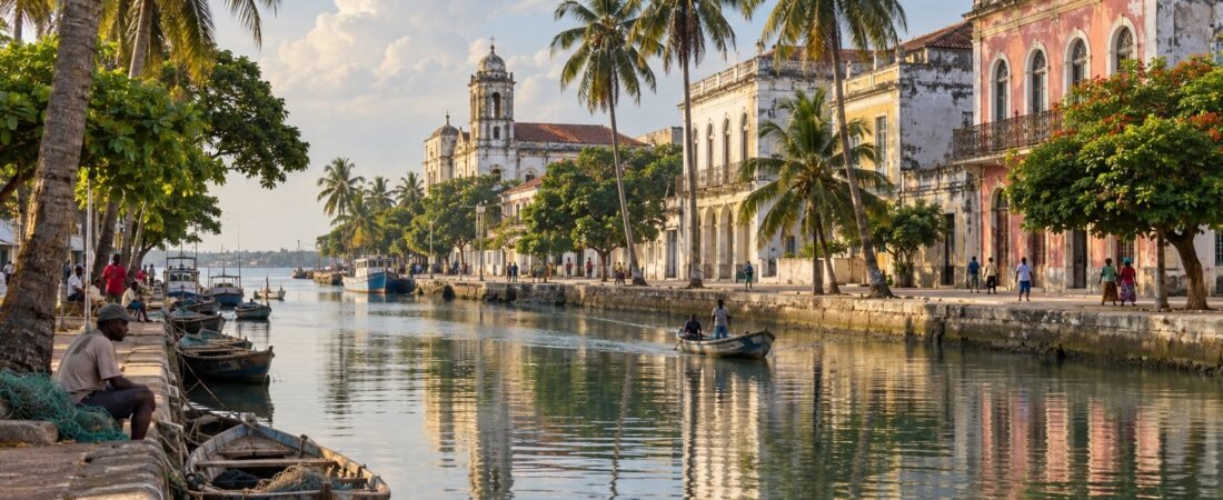 Quelimane in solitaria: palme, canali e costa del Mozambico