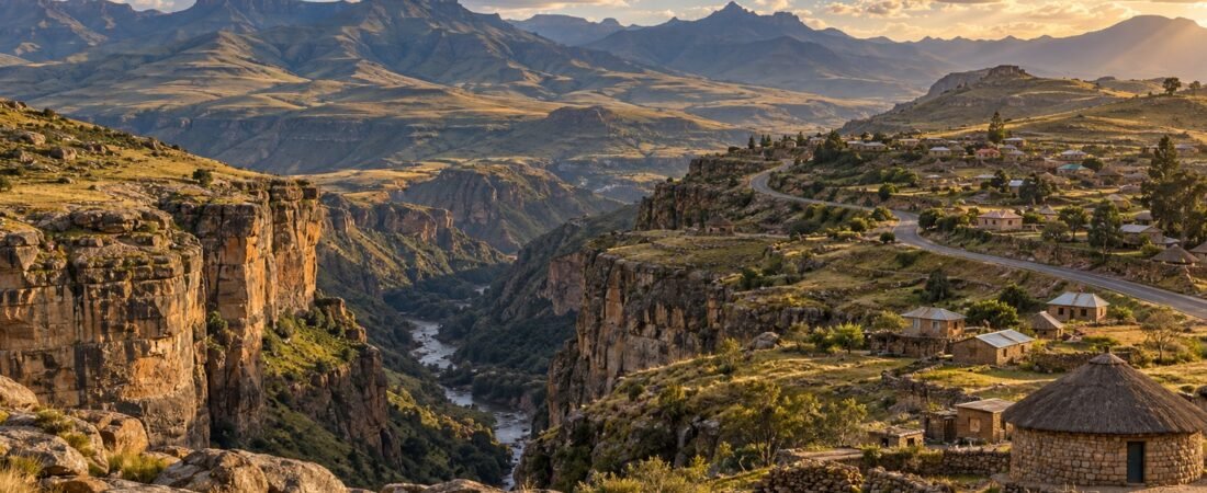 Quthing in solitaria: canyon, villaggi e frontiera del Lesotho