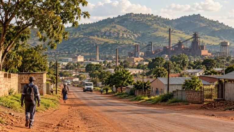 Redcliff in solitaria: acciaio, colline e Zimbabwe centrale
