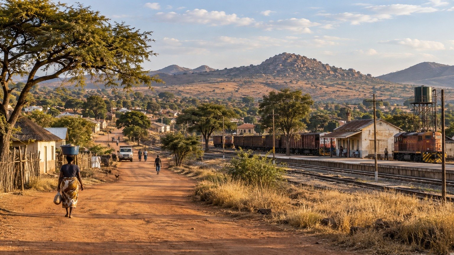 Rutenga in solitaria: ferrovie, savana e sud dello Zimbabwe