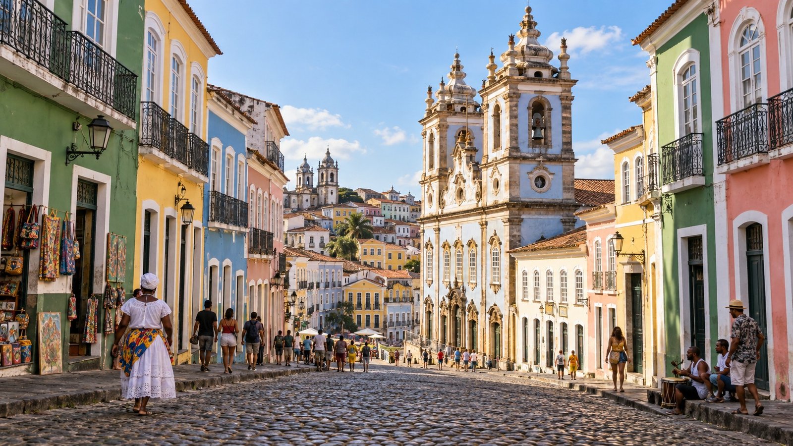 Salvador da Bahia in solitaria: Pelourinho, musica e Atlantico