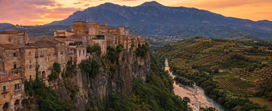 Sant’Agata de’ Goti in solitaria: borgo sul tufo e Aglianico del Taburno