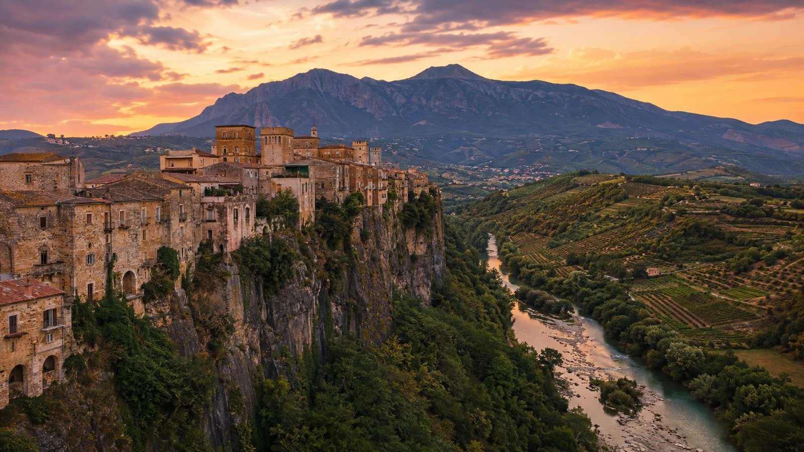 Sant’Agata de’ Goti in solitaria: borgo sul tufo e Aglianico del Taburno