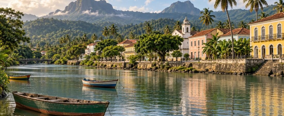Santo António in solitaria: roças, fiume e isola di Príncipe