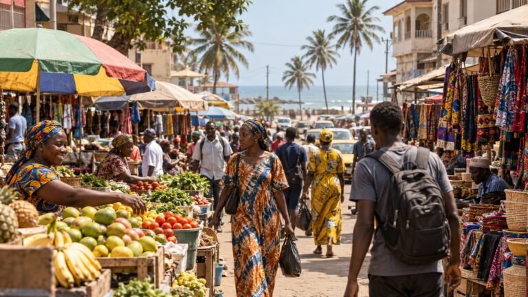 Serekunda in solitaria: mercati, costa e vita quotidiana del Gambia