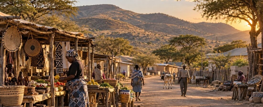 Serowe in solitaria: colline, storia e villaggi del Botswana
