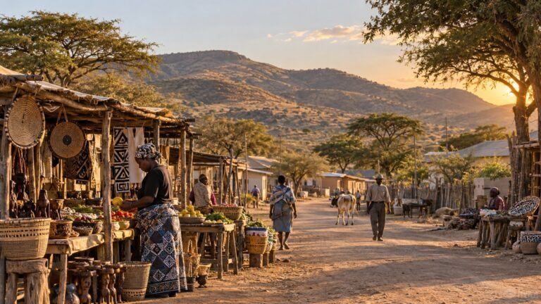 Serowe in solitaria: colline, storia e villaggi del Botswana