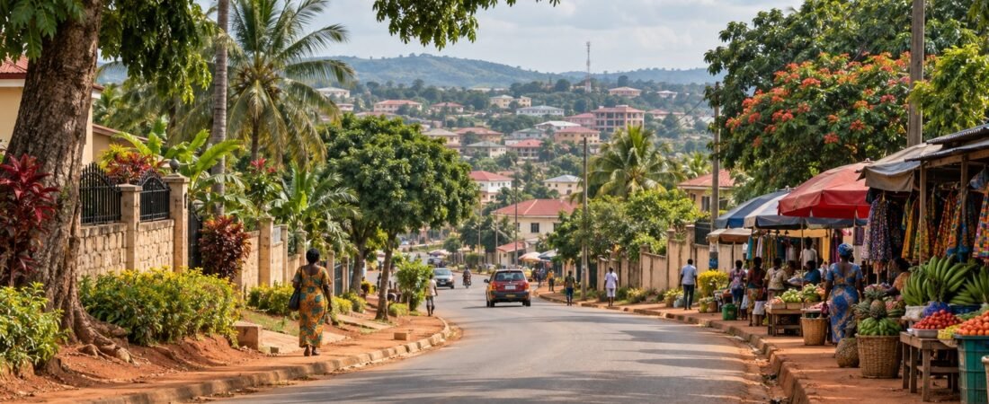 Sunyani in solitaria: verde, mercati e cuore del Ghana