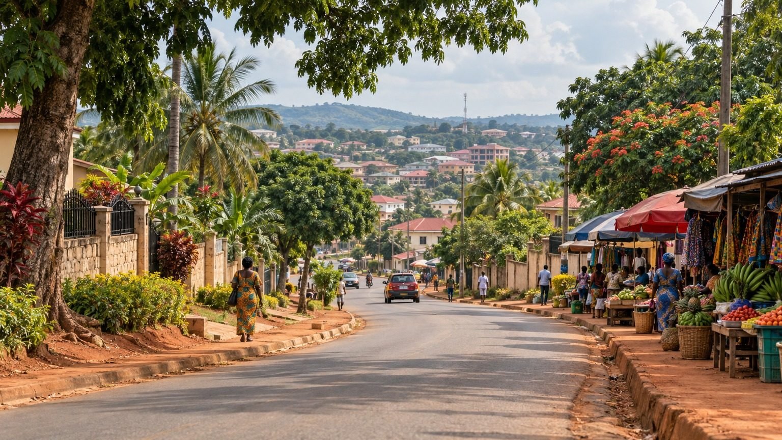 Sunyani in solitaria: verde, mercati e cuore del Ghana
