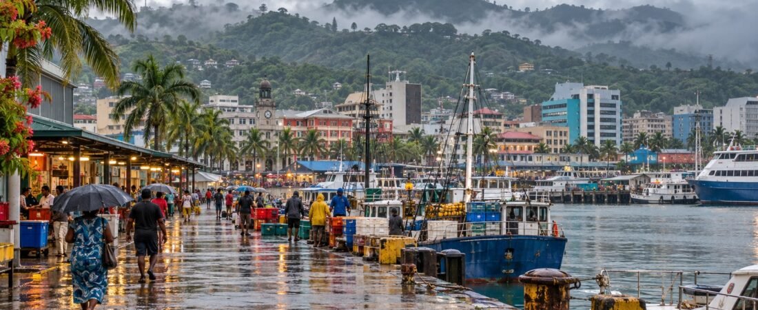 Suva in solitaria: mercati, oceano e cultura delle Figi