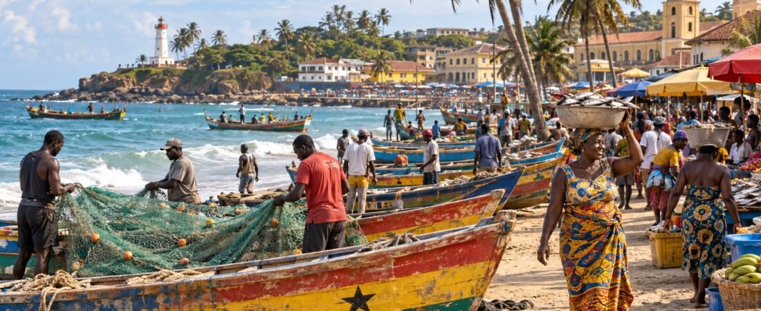 Takoradi in solitaria: costa, porto e sud-ovest del Ghana