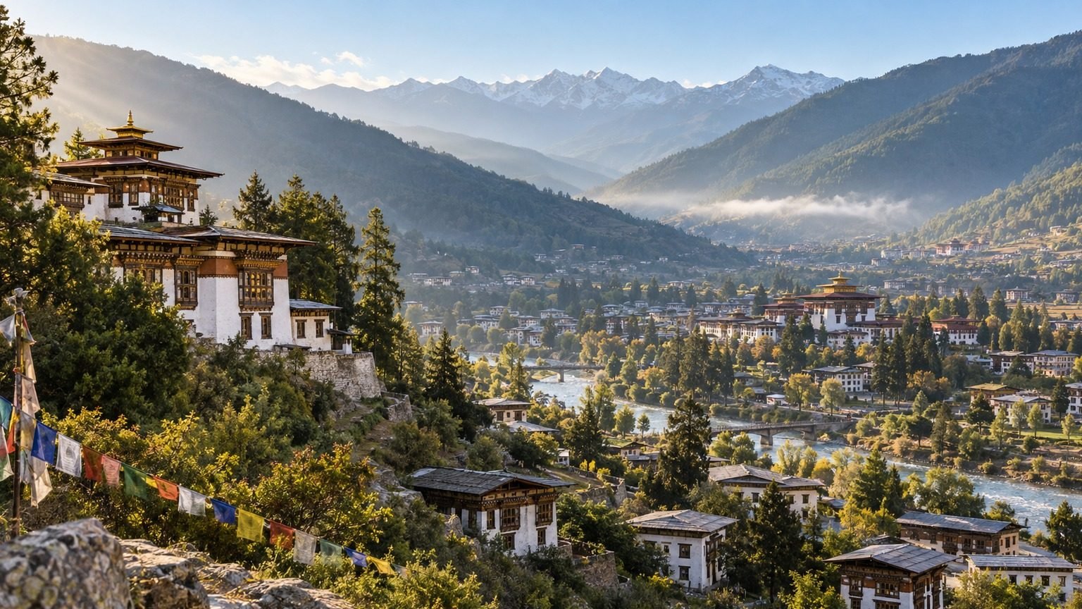Thimphu in solitaria: monasteri, valle e vita quotidiana del Bhutan