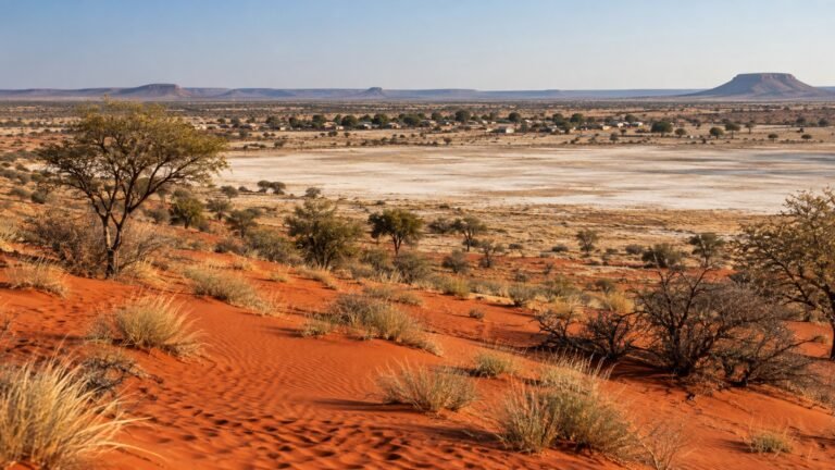 Tsabong in solitaria: dune rosse, saline e sud del Botswana