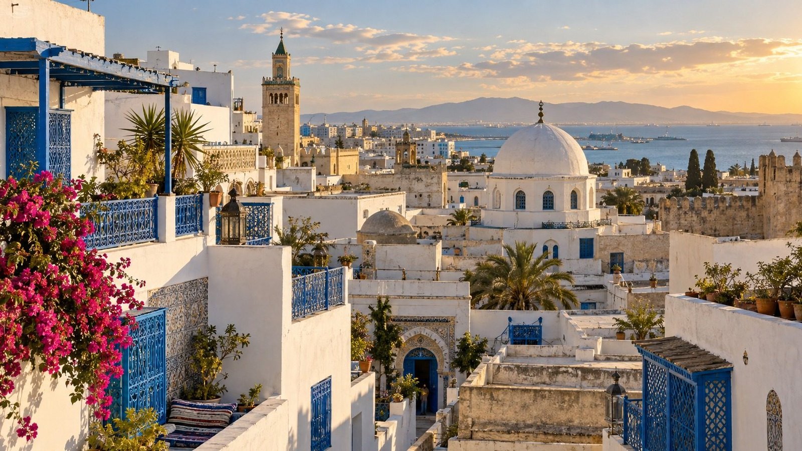Tunisi in solitaria: medina, mare e storia mediterranea