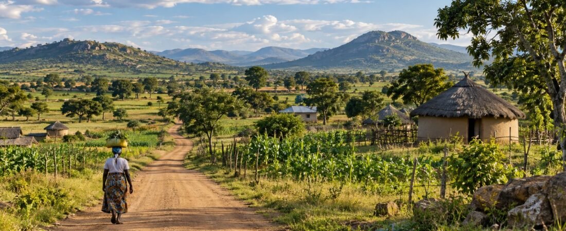 Umguza in solitaria: colline, fattorie e Zimbabwe occidentale