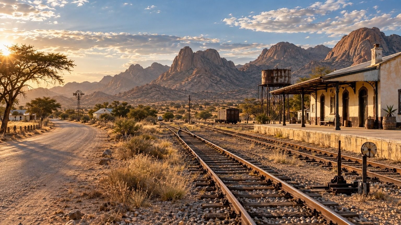 Usakos in solitaria: ferrovia, deserto e montagne della Namibia