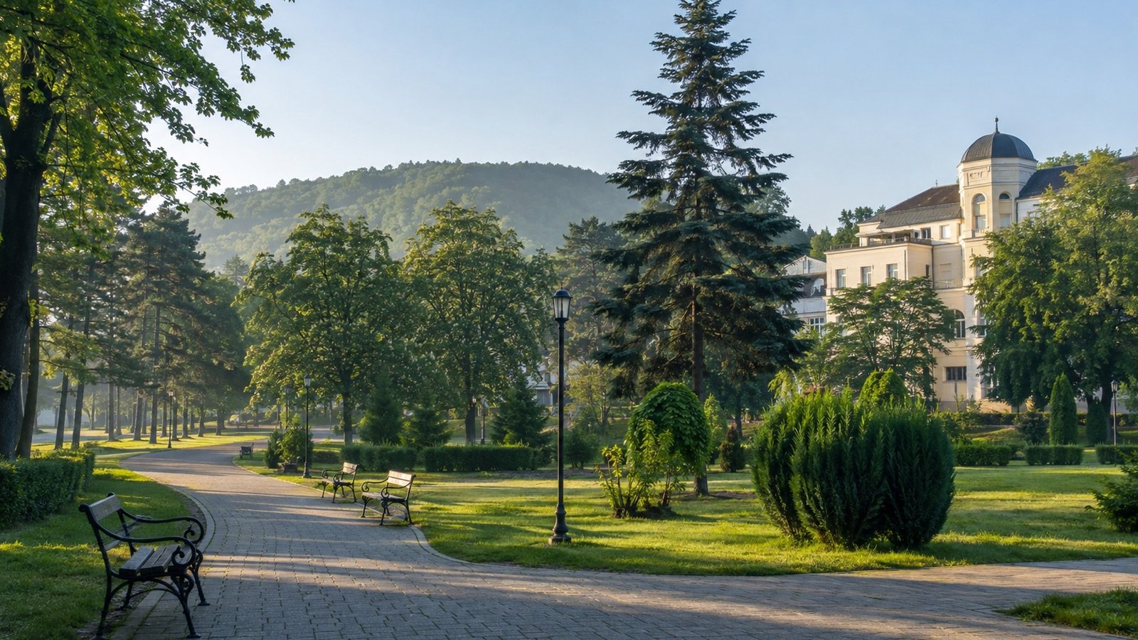 Parco termale di Vranjska Banja vicino a Vranje