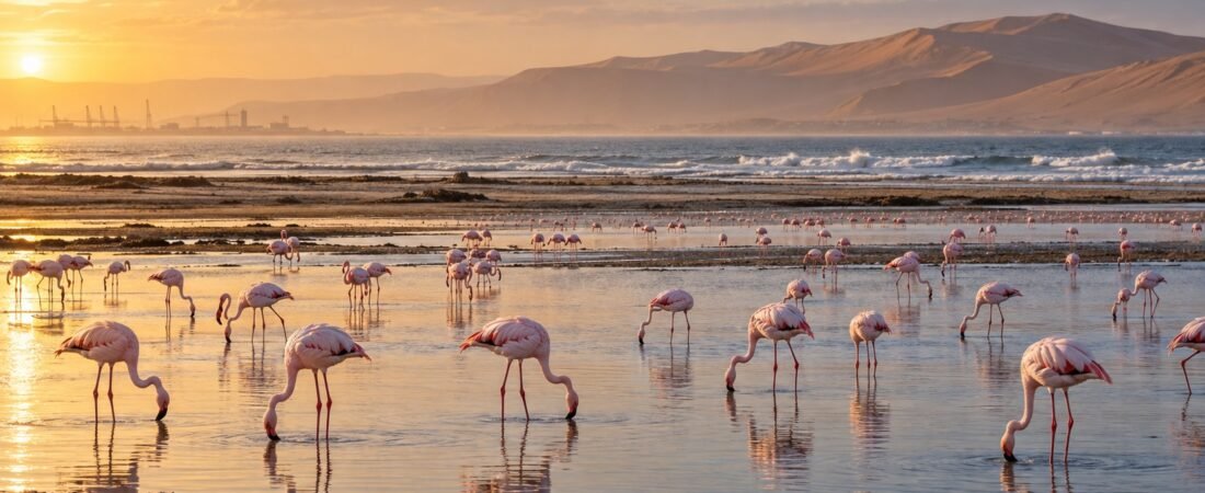 Walvis Bay in solitaria: laguna, oceano e deserto del Namib