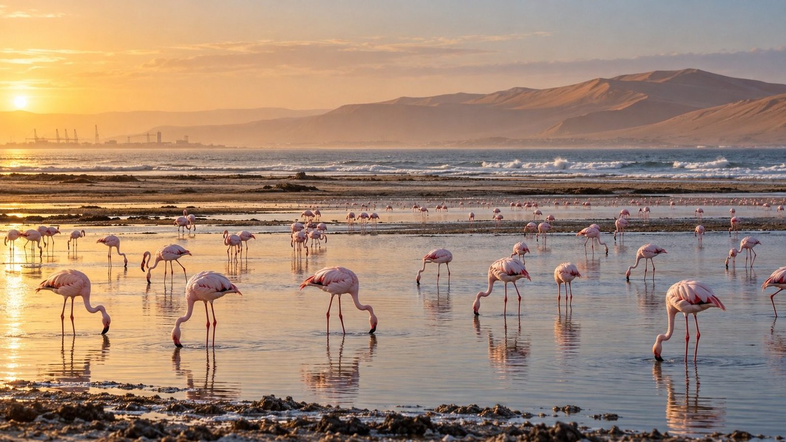 Walvis Bay in solitaria: laguna, oceano e deserto del Namib