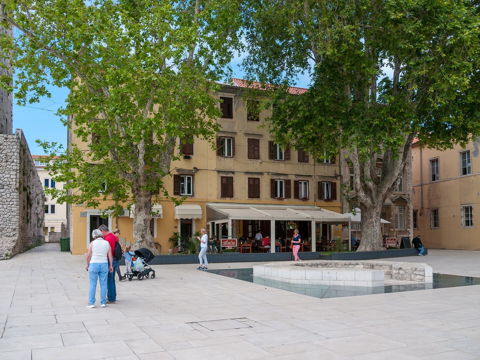 Centro storico di Zadar in Croazia