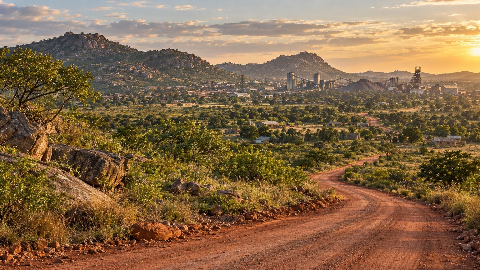 Zvishavane in solitaria: miniere, colline e Zimbabwe meridionale